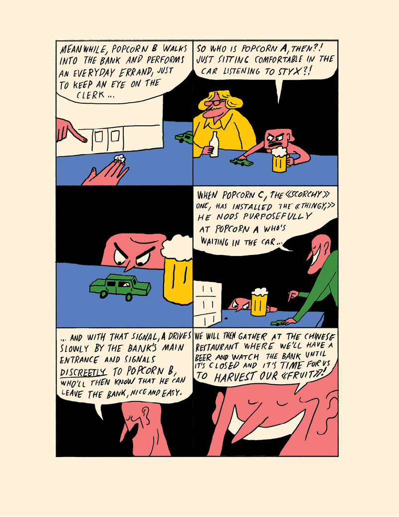 Illustration for article titled Exclusive D&Q preview: A heist is born in Kaltenborn’s Adult Contemporary